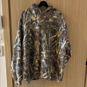 Abercrombie & Fitch camo Patterned essential pullover oversized Hoodie Men